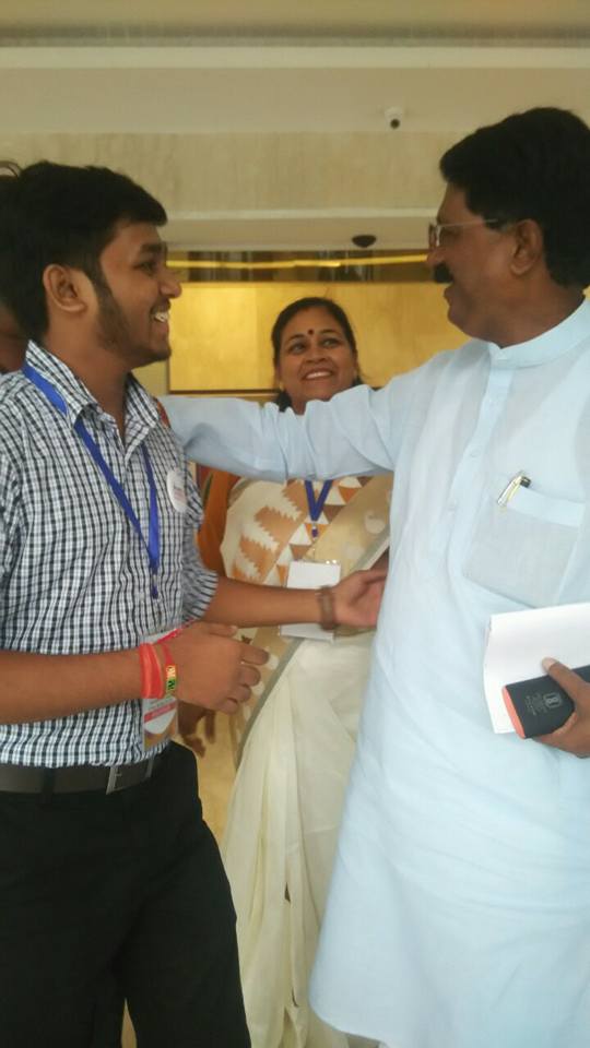 With Mr Arvind Sawant ji-MP